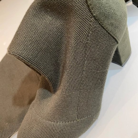 Brand New, sock boots, woman's thigh high boots, size 8 - Picture 9 of 10